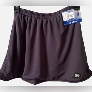 Balle de Match Reversible Tennis Skirt Women’s Small S Burgundy and Gray NWT